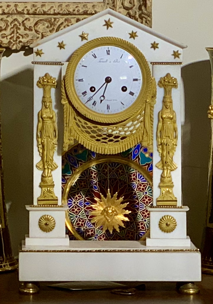 Часы каминные, Франция, кон. XVIII – нач. XIX вв.